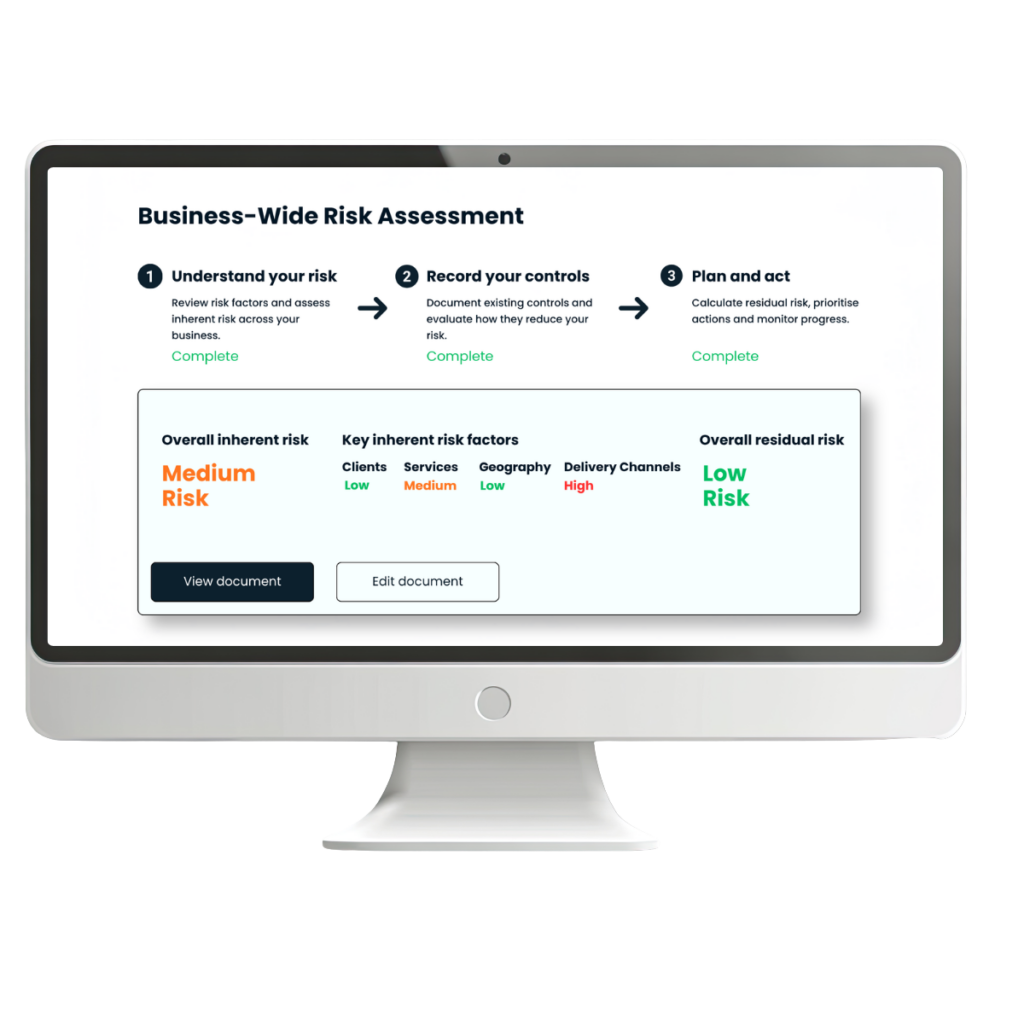 Business risk assessments Business risk assessments