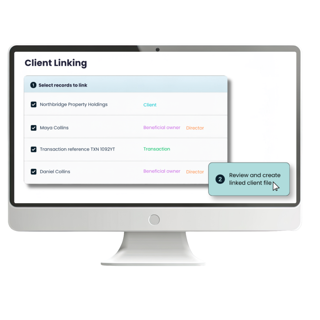 Client linking Client linking